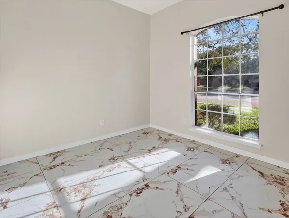 a view of a window in a room