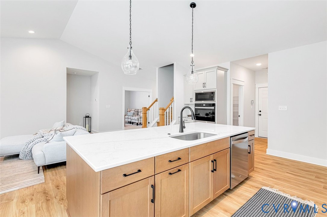 Lot 14 Red Oak Circle, Unit LOT 14 Aylett, VA 23009 - Photo 16 of 27 Kitchen featuring light wood-style flooring, decor