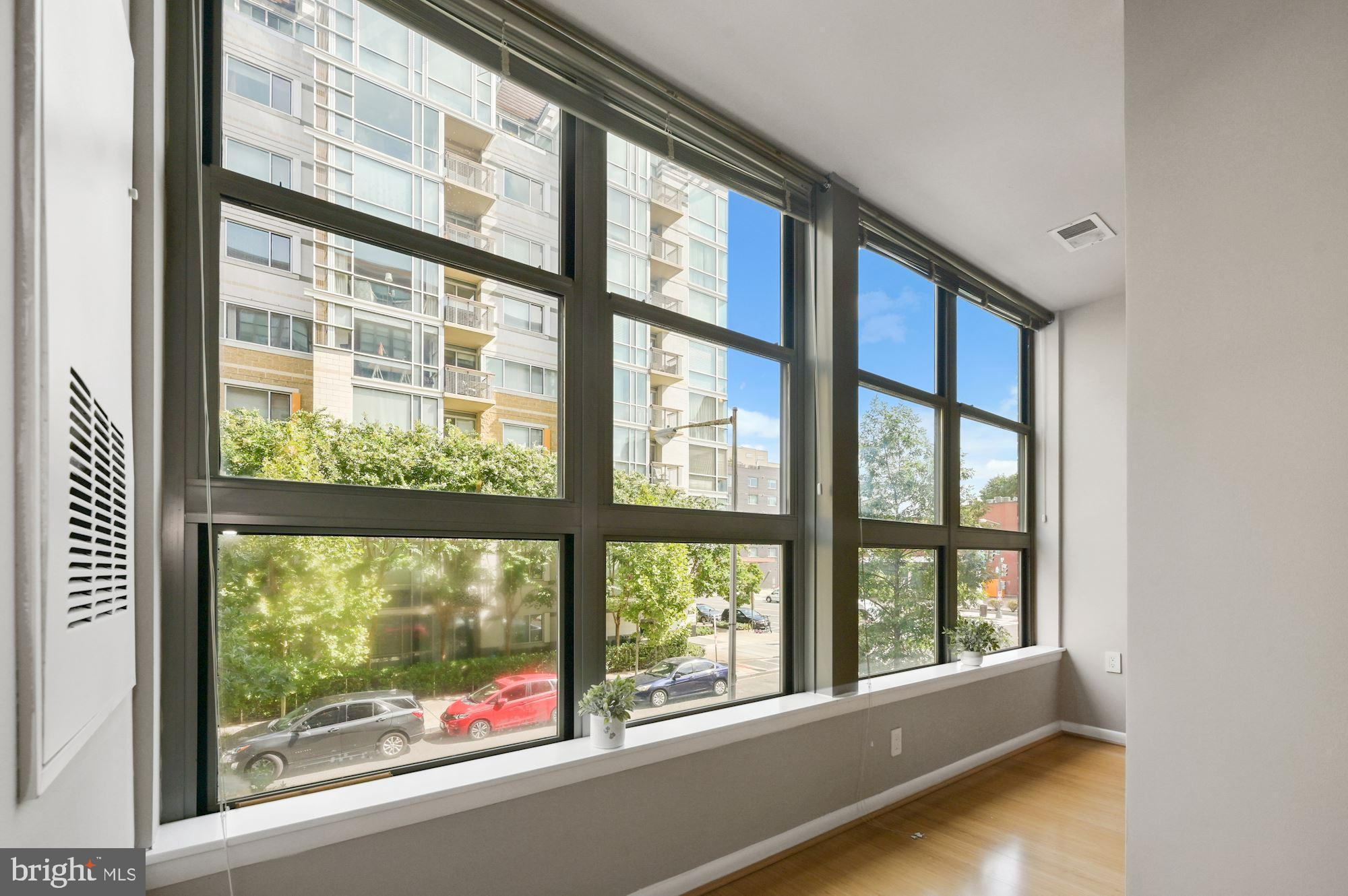 1300 N Street Northwest, Unit 218 Washington, DC 20005 - Photo 18 of 30 Windows facing quiet N St NW