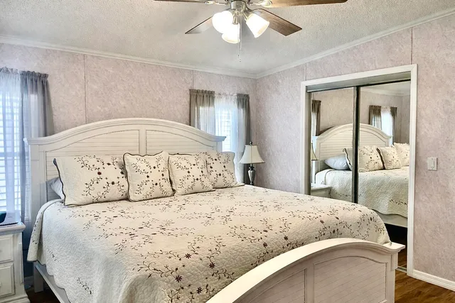 a bathroom with a shower and a toilet