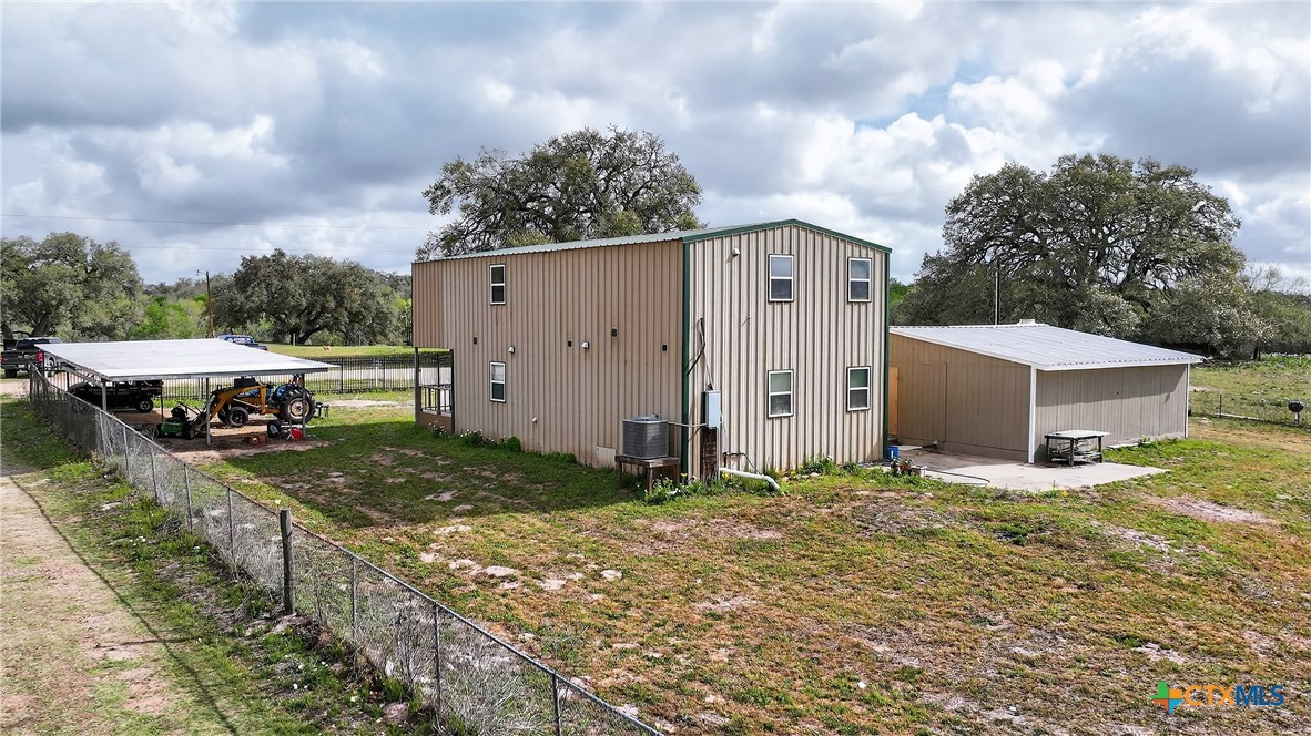 617 Bartlett Road Victoria, TX 77905 - Photo 6 of 30 Back view of Bardo, workshop, & carport
