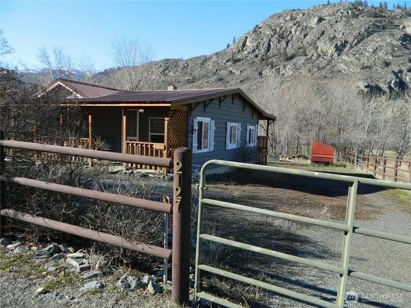 a view of a house with a balcony
