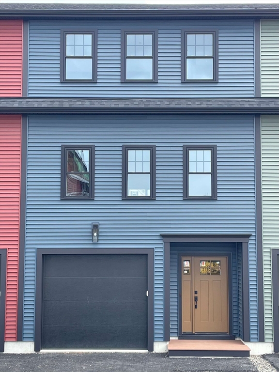 a building view with a outdoor space