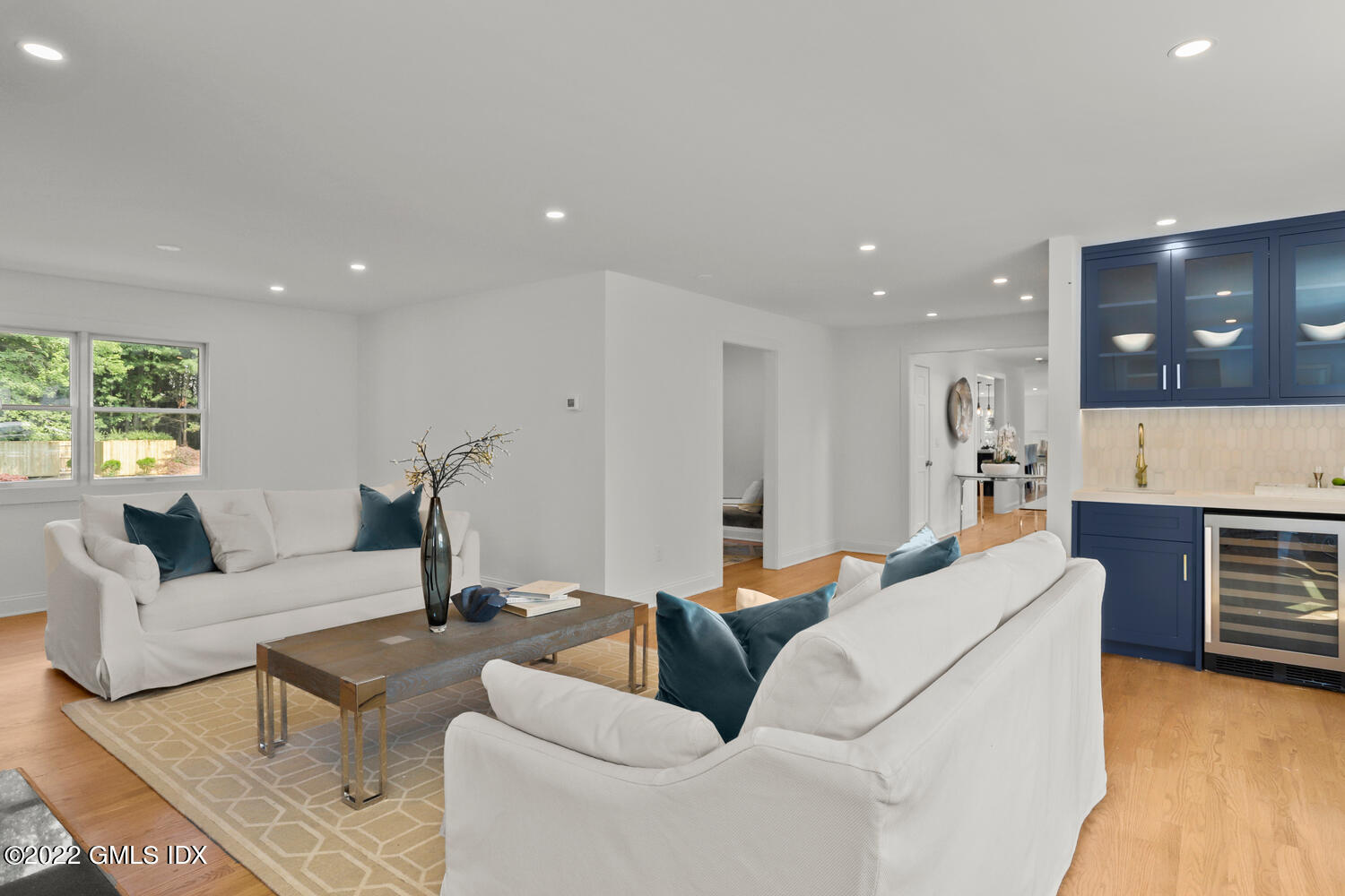 433 Stanwich Road Greenwich, CT 06830 - Photo 14 of 37 a living room with furniture and a flat screen tv