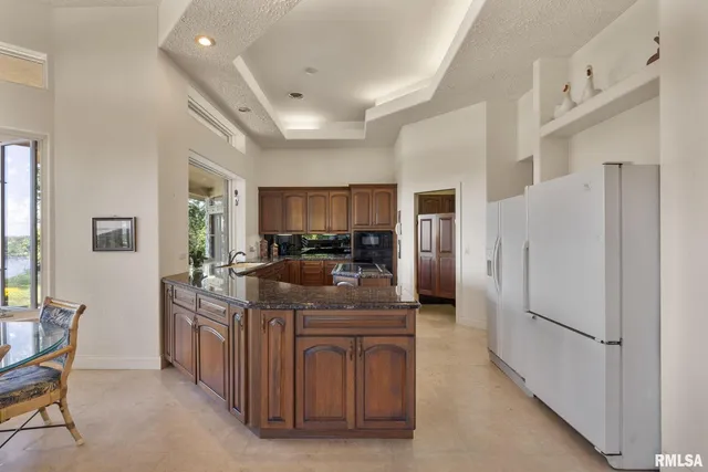 a view of room with furniture