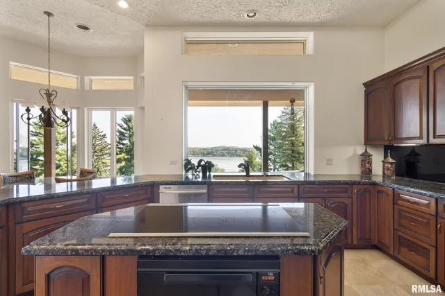 a view of a livingroom with a couch and furniture