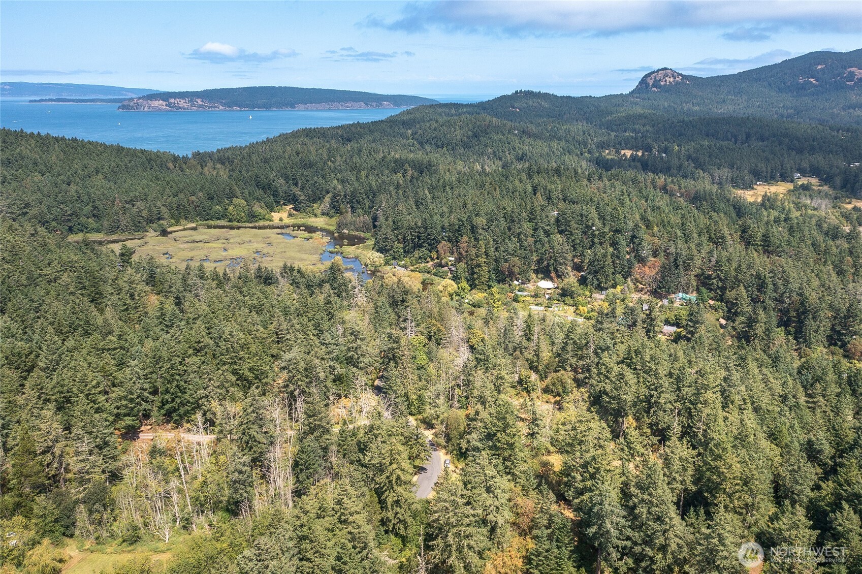 -lot B Lot B Spring Point Road Deer Harbor, WA 98243 - Photo 31 of 40 a view of a town with mountains in the background
