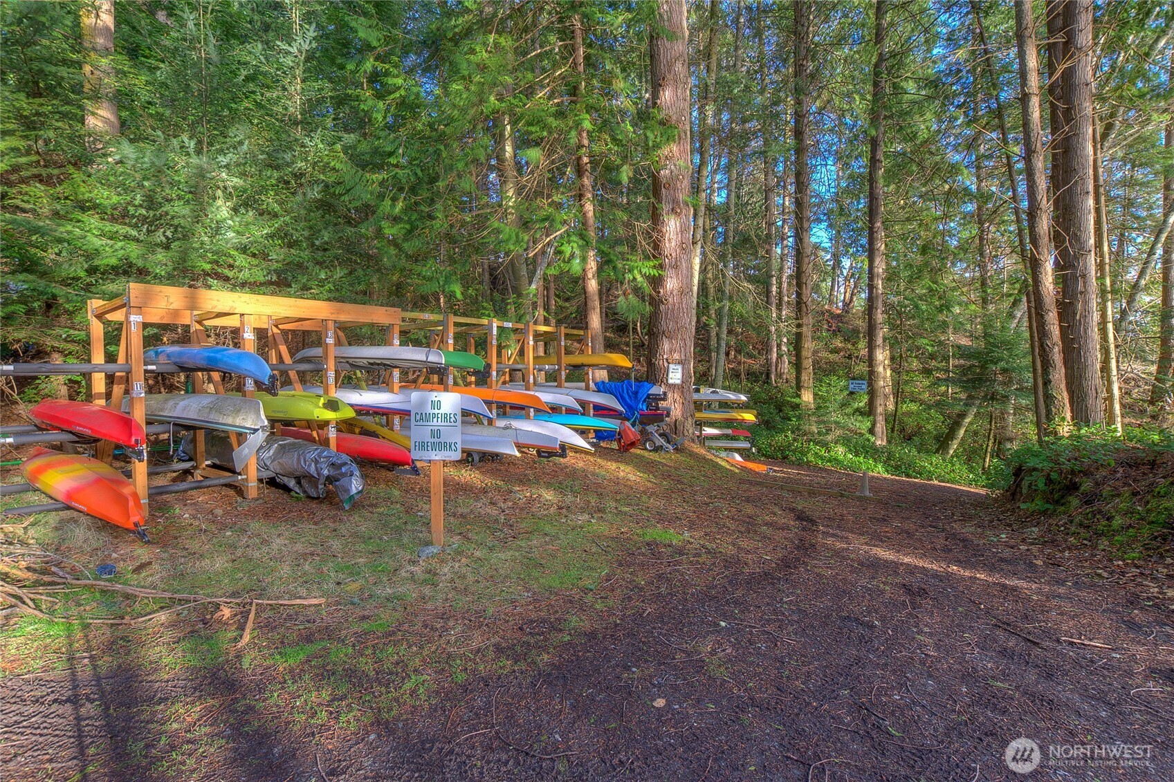 -lot B Lot B Spring Point Road Deer Harbor, WA 98243 - Photo 38 of 40 a view of outdoor space with seating area and trees around
