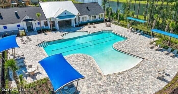 497 Coastline Way Street St. Augustine, FL 32092 - Photo 20 of 21 Community pool aerial view