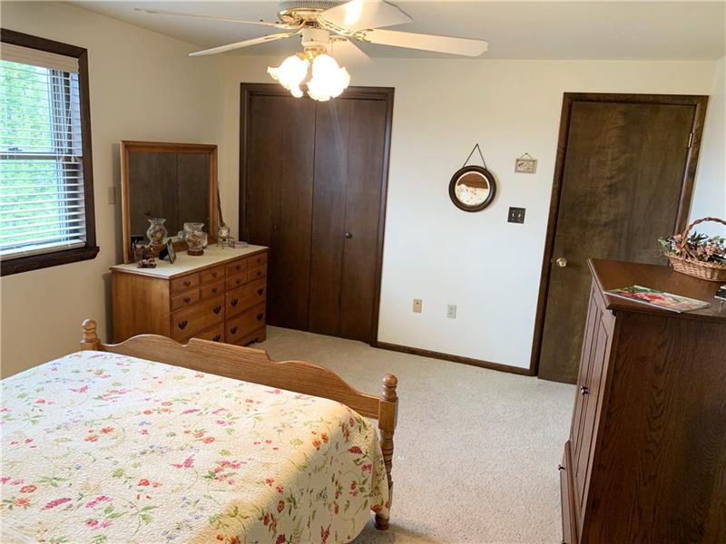 3241 Ridgeway Road Greensburg, PA 15601 - Photo 16 of 25 bedroom #2 with neutral walls and flooring and double closets.