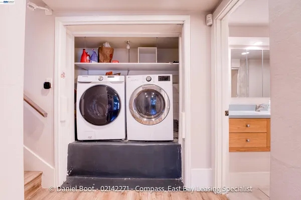 a view of a building with a street