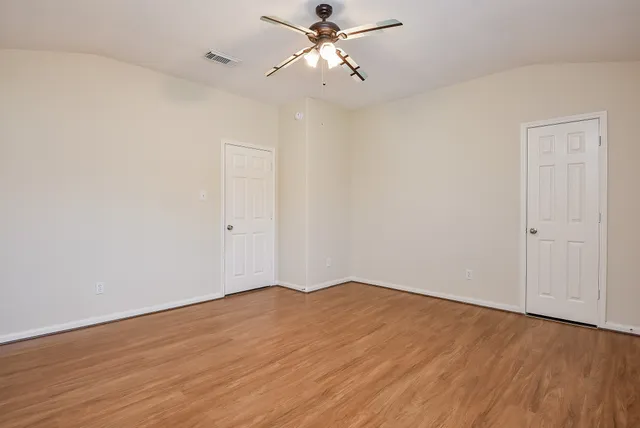 wooden floor in an empty room