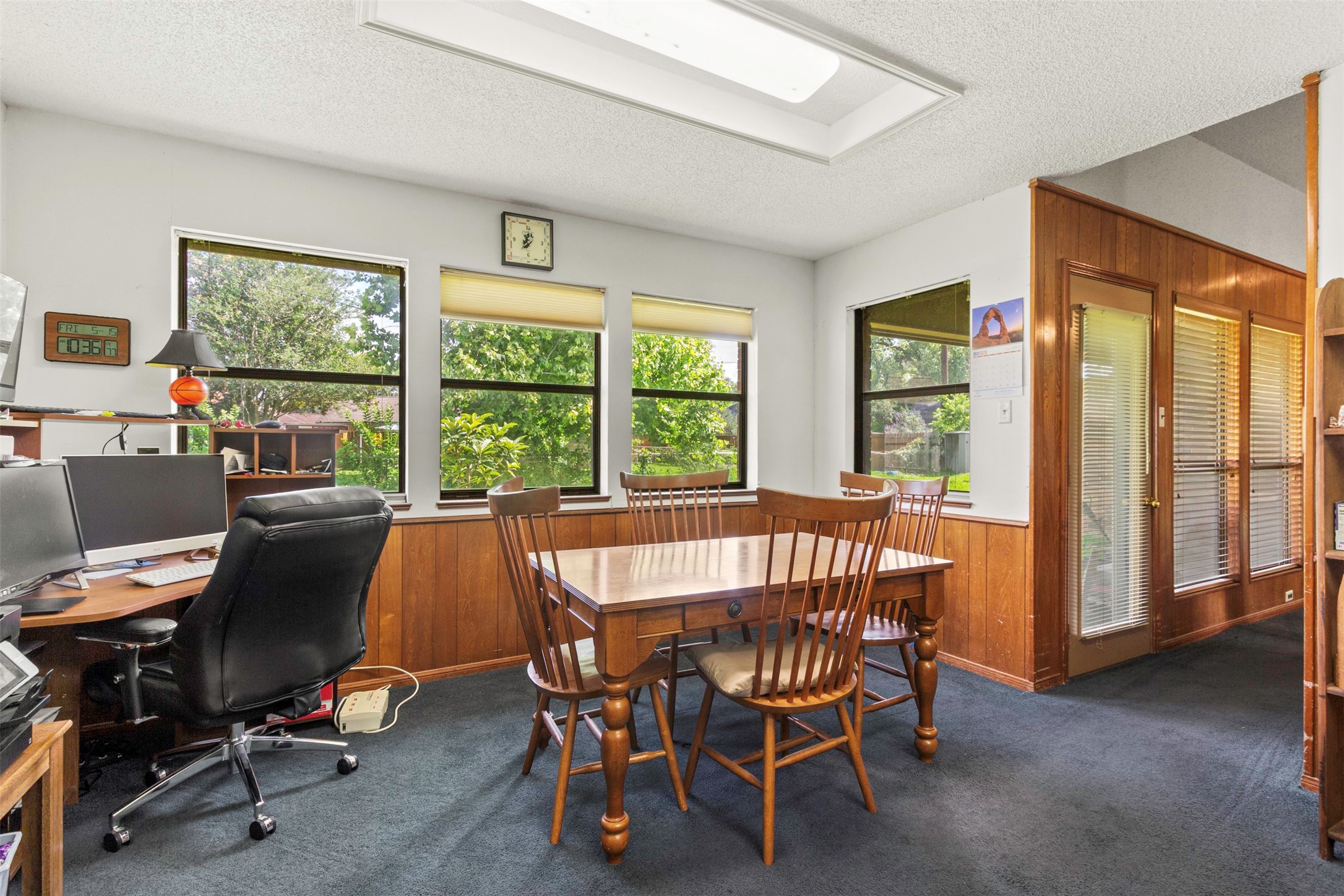 206 Stanford Road Lake Jackson, TX 77566 - Photo 18 of 26 a view of a dining room with furniture window and outside view