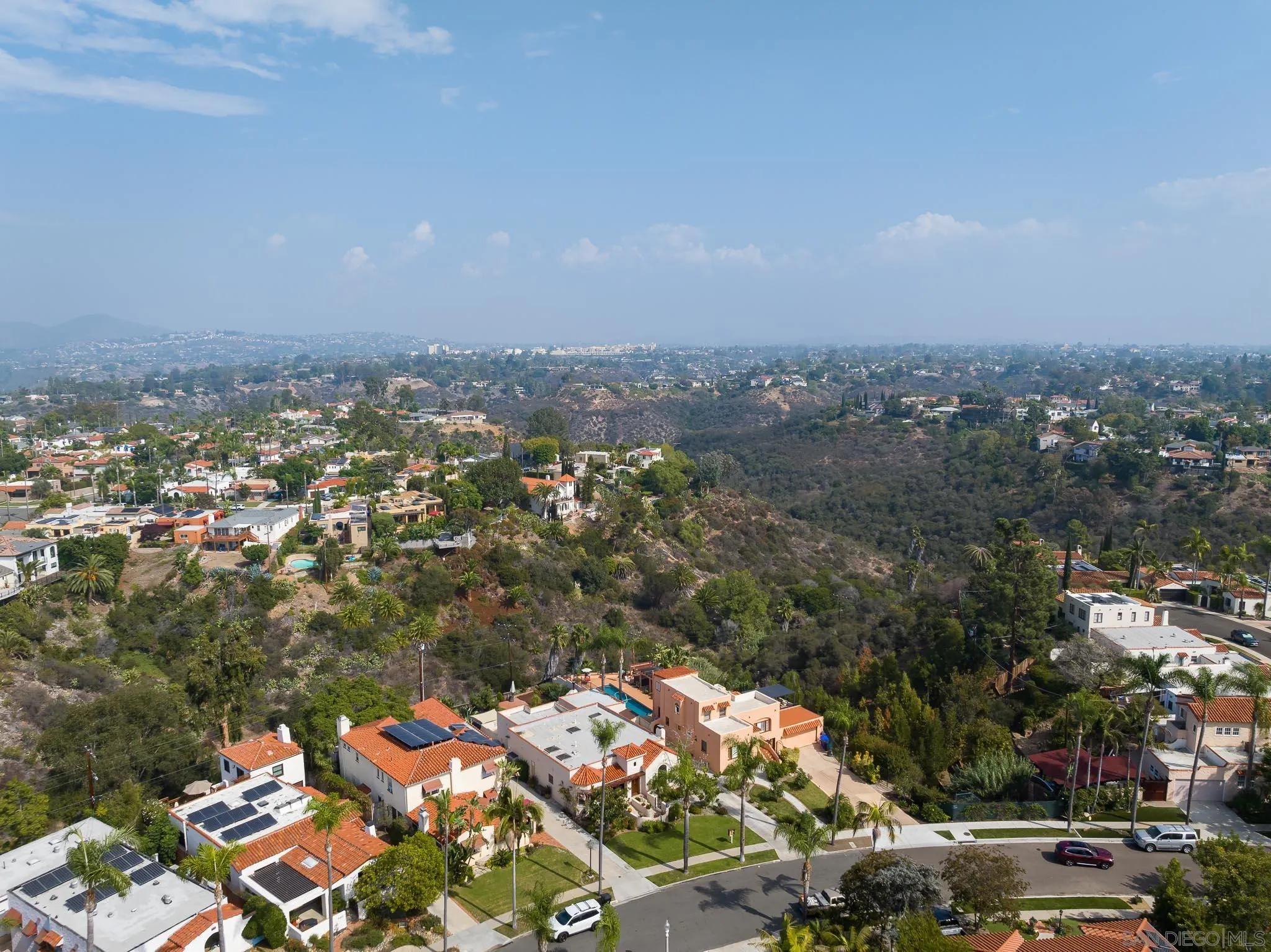 4192 Rochester Road San Diego, CA 92116 - Photo 40 of 49 an aerial view of a city
