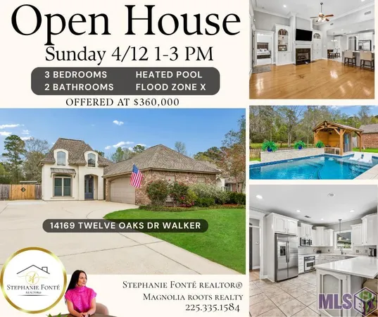 $360,000 | 14169 Twelve Oaks Drive, Walker, LA 70785