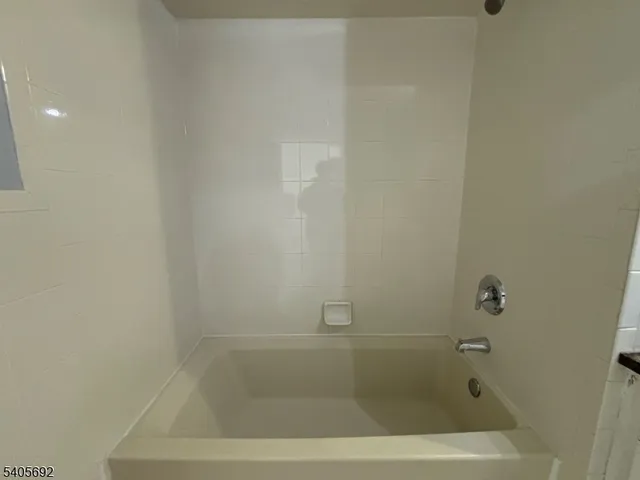 a close up of a bathtub