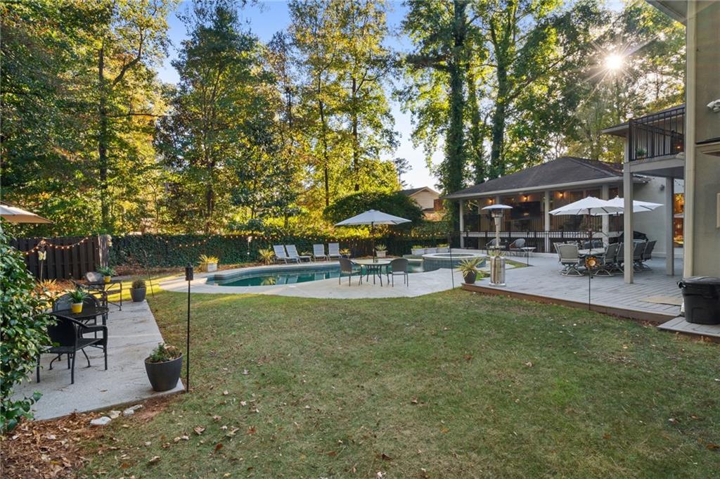 2994 East Ramble Lane Decatur, GA 30033 - Photo 94 of 111 a view of outdoor space yard deck patio and outdoor seating