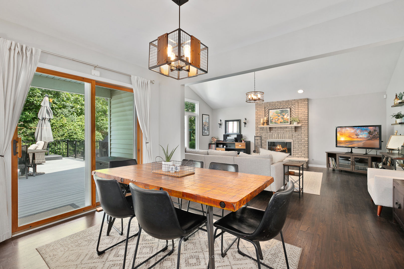 40 Zurich Court Crete, IL 60417 - Photo 13 of 40 a view of a dining room with furniture wooden floor and chandelier