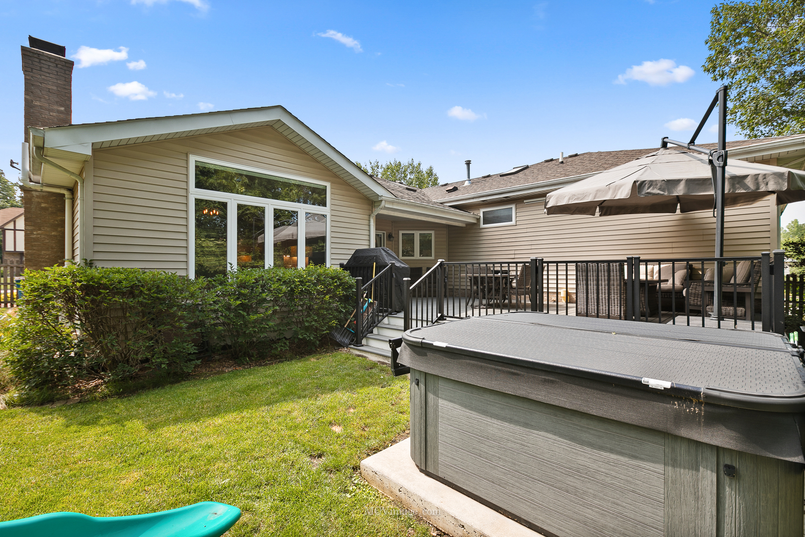 40 Zurich Court Crete, IL 60417 - Photo 36 of 40 a front view of house with yard and outdoor seating
