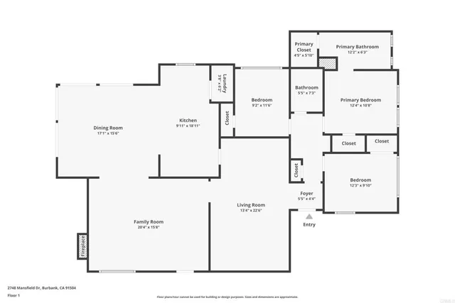 $1,449,999 | 2748 Mansfield Drive, Burbank, CA 91504
