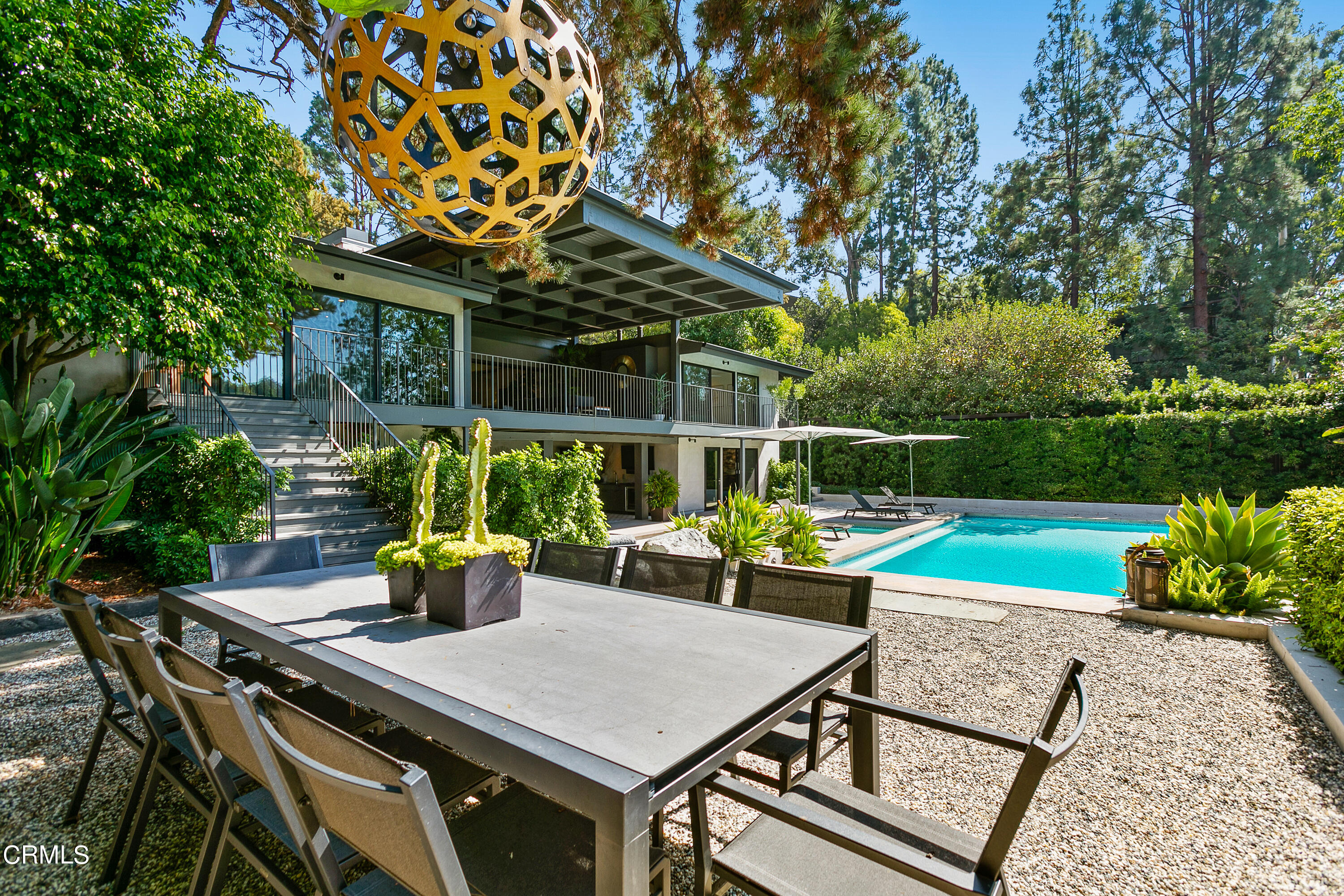 1240 Chateau Road Pasadena, CA 91105 - Photo 28 of 30 a view of an outdoor space with seating