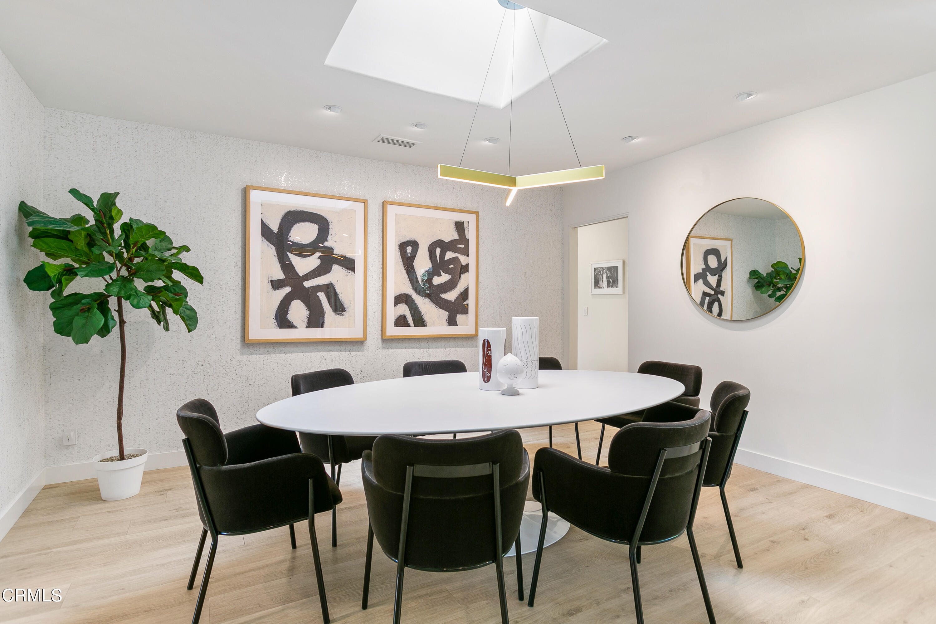 1240 Chateau Road Pasadena, CA 91105 - Photo 5 of 30 a view of a dining room with furniture and wooden floor