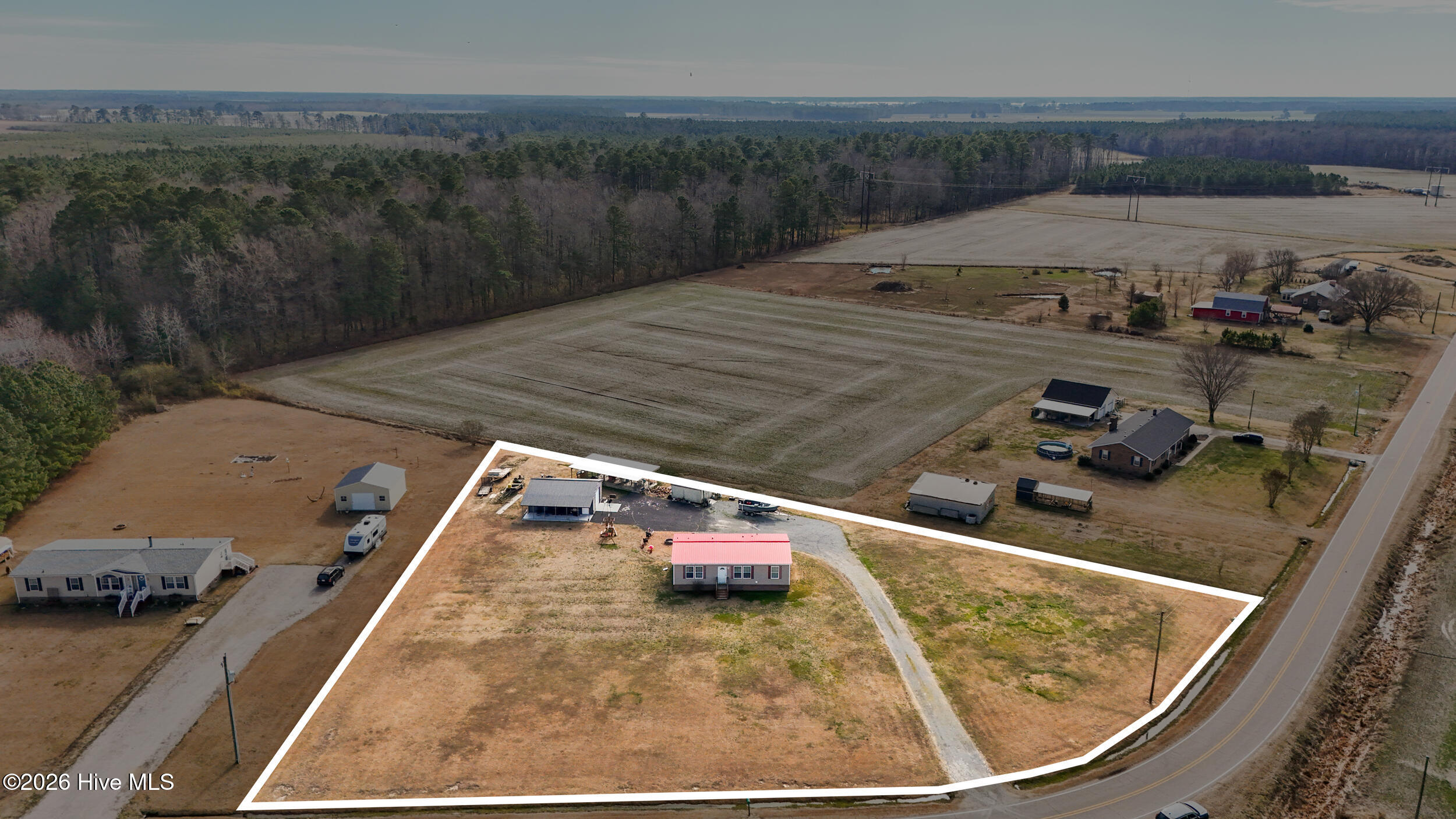 323 Hurdletown Road Hertford, NC 27944 - Photo 44 of 44 56_ydroneoutline