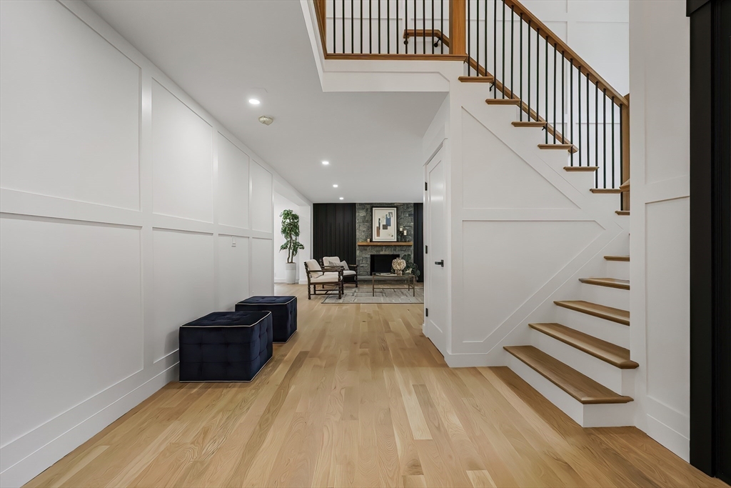54 Spywood Road Sherborn, MA 01770 - Photo 4 of 41 a view of entryway and hall with wooden floor