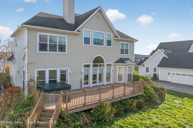 a view of a house with a balcony