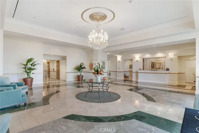 a view of a house with a big yard and potted plants