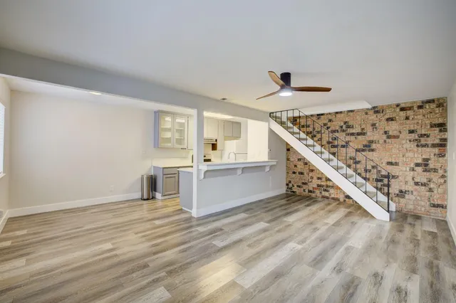 a very nice looking room with a large window