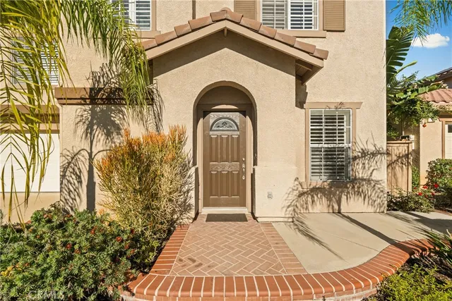 a view of a house with a door