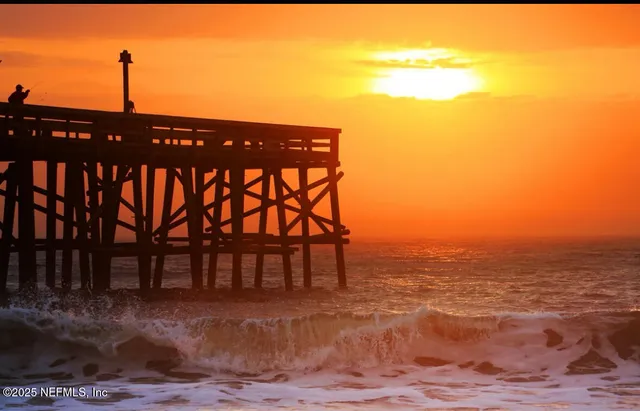 a view of beach and ocean