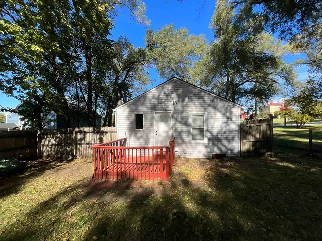 a view of a yard with an outdoor space