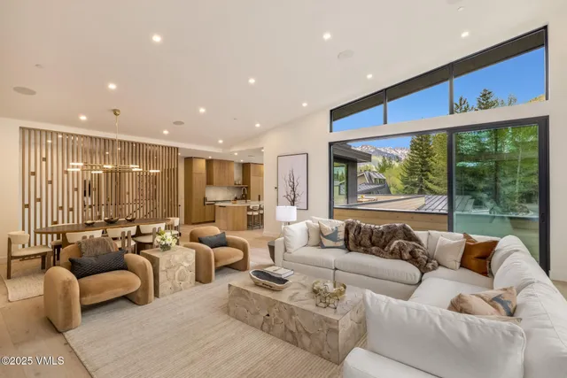 a view of a two chairs in a patio