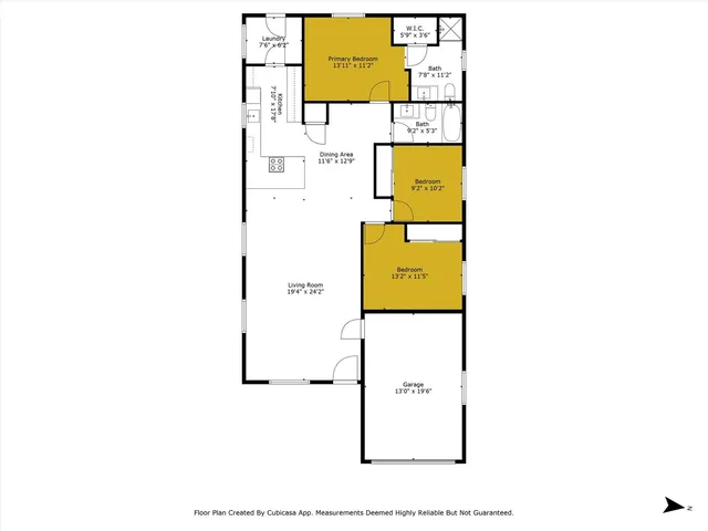 a backyard of a house