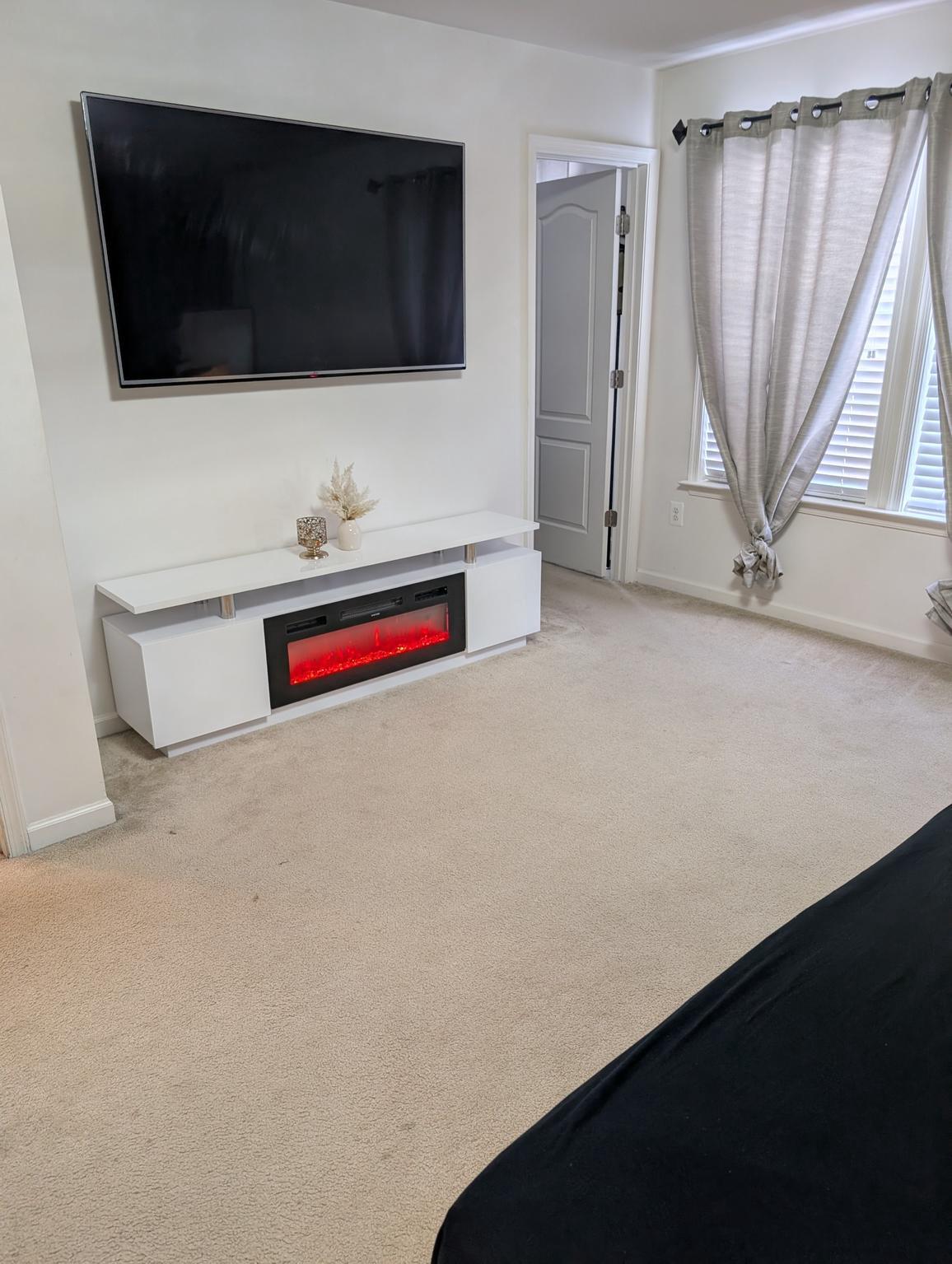 13944 Seneca Ridge Drive Hagerstown, MD 21740 - Photo 19 of 41 Master Bedroom with electric fireplace.