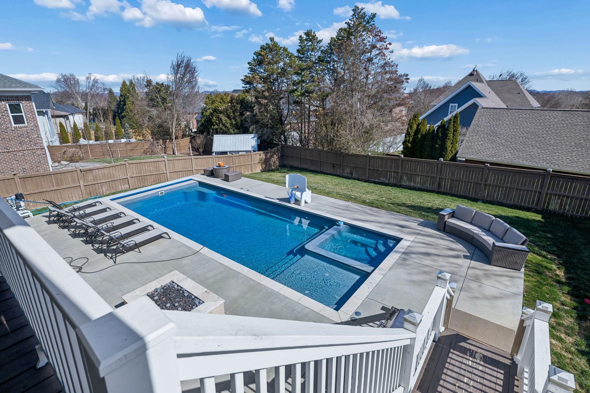 444 Wild Elm Street Franklin, TN 37064 - Photo 15 of 30 a view of a roof deck with couches and wooden floor