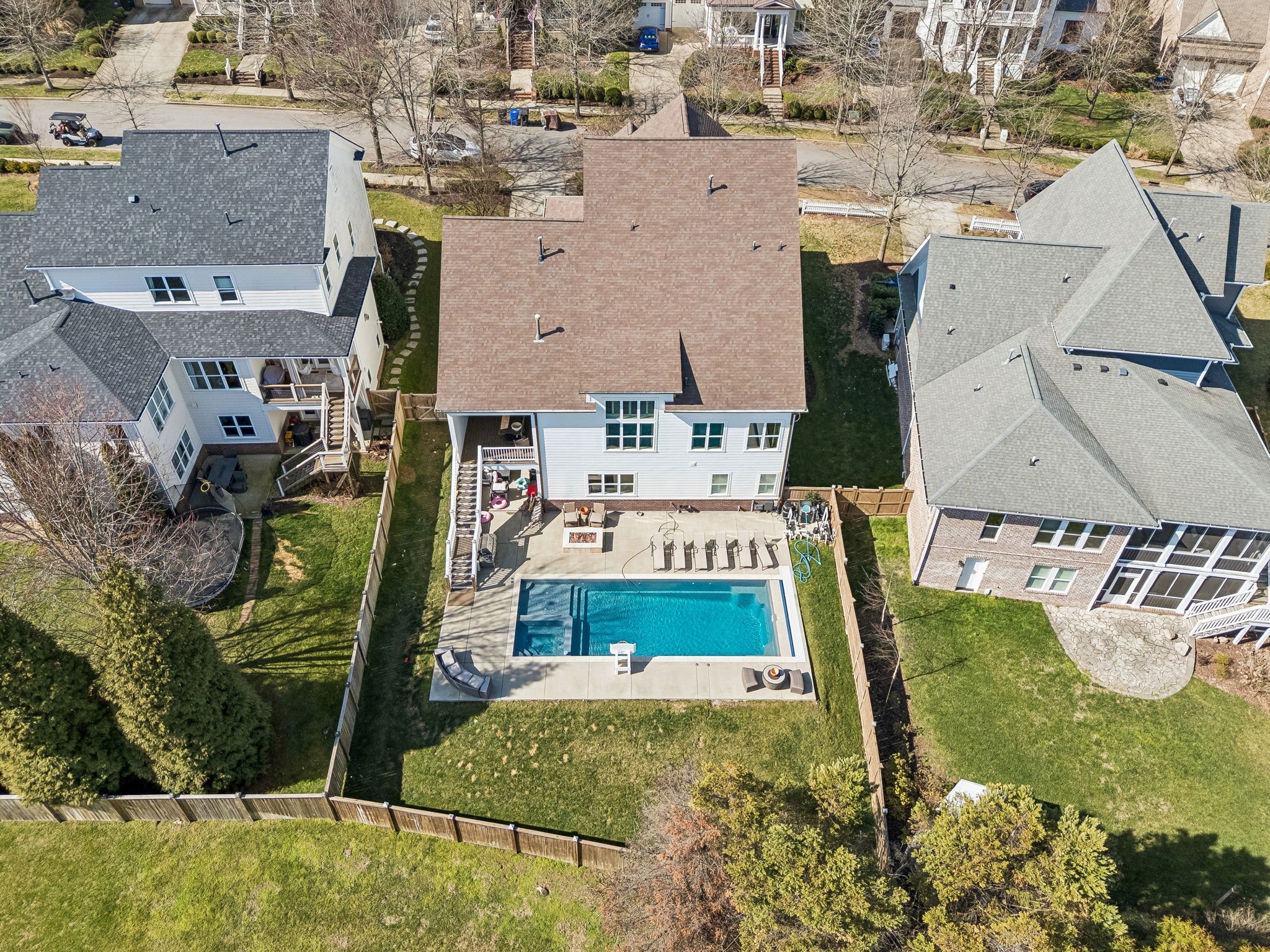 444 Wild Elm Street Franklin, TN 37064 - Photo 20 of 30 an aerial view of a house with a yard