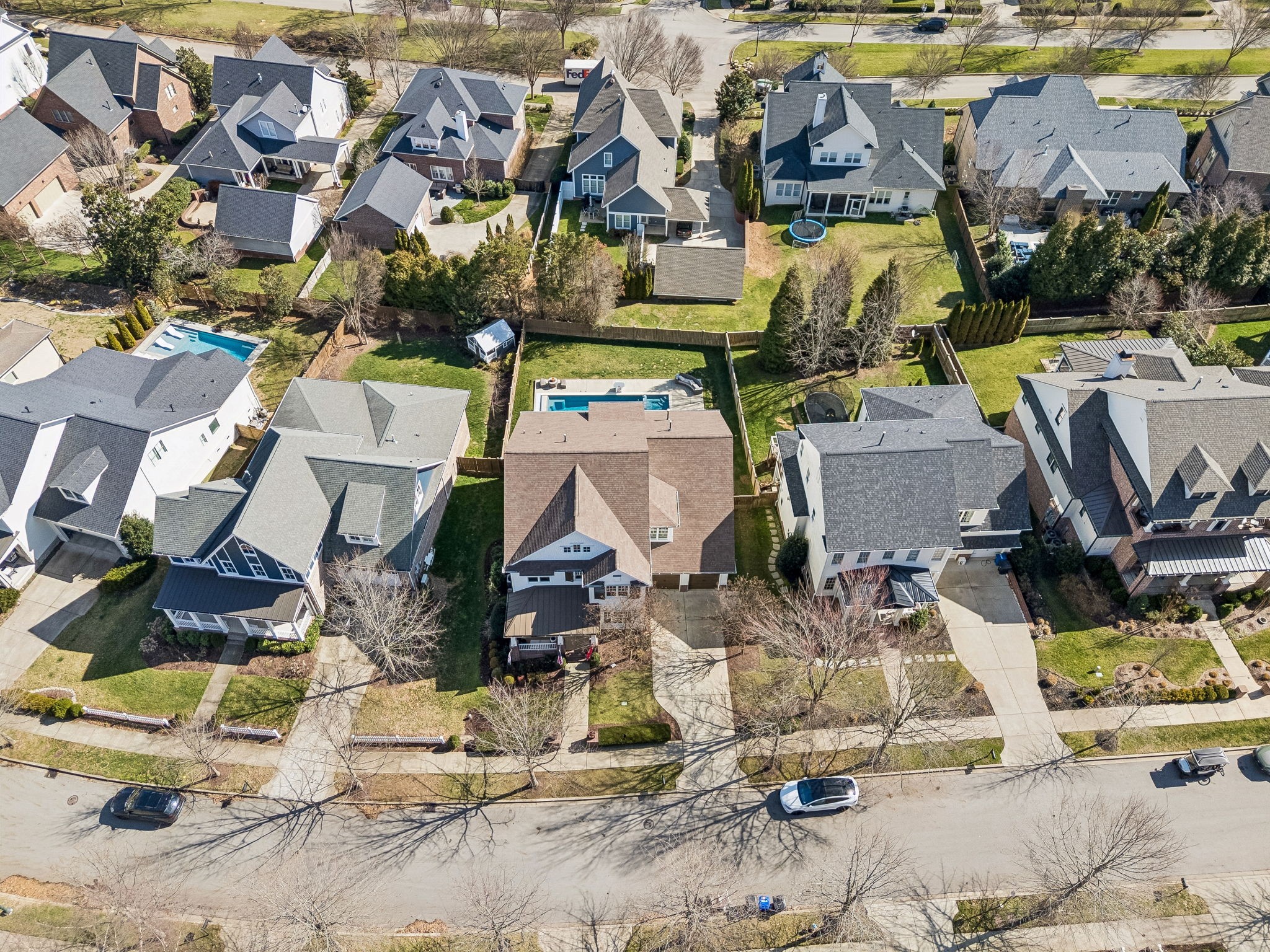 444 Wild Elm Street Franklin, TN 37064 - Photo 23 of 30 an aerial view of residential houses with outdoor space