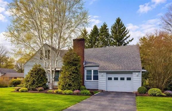 front view of house with a yard
