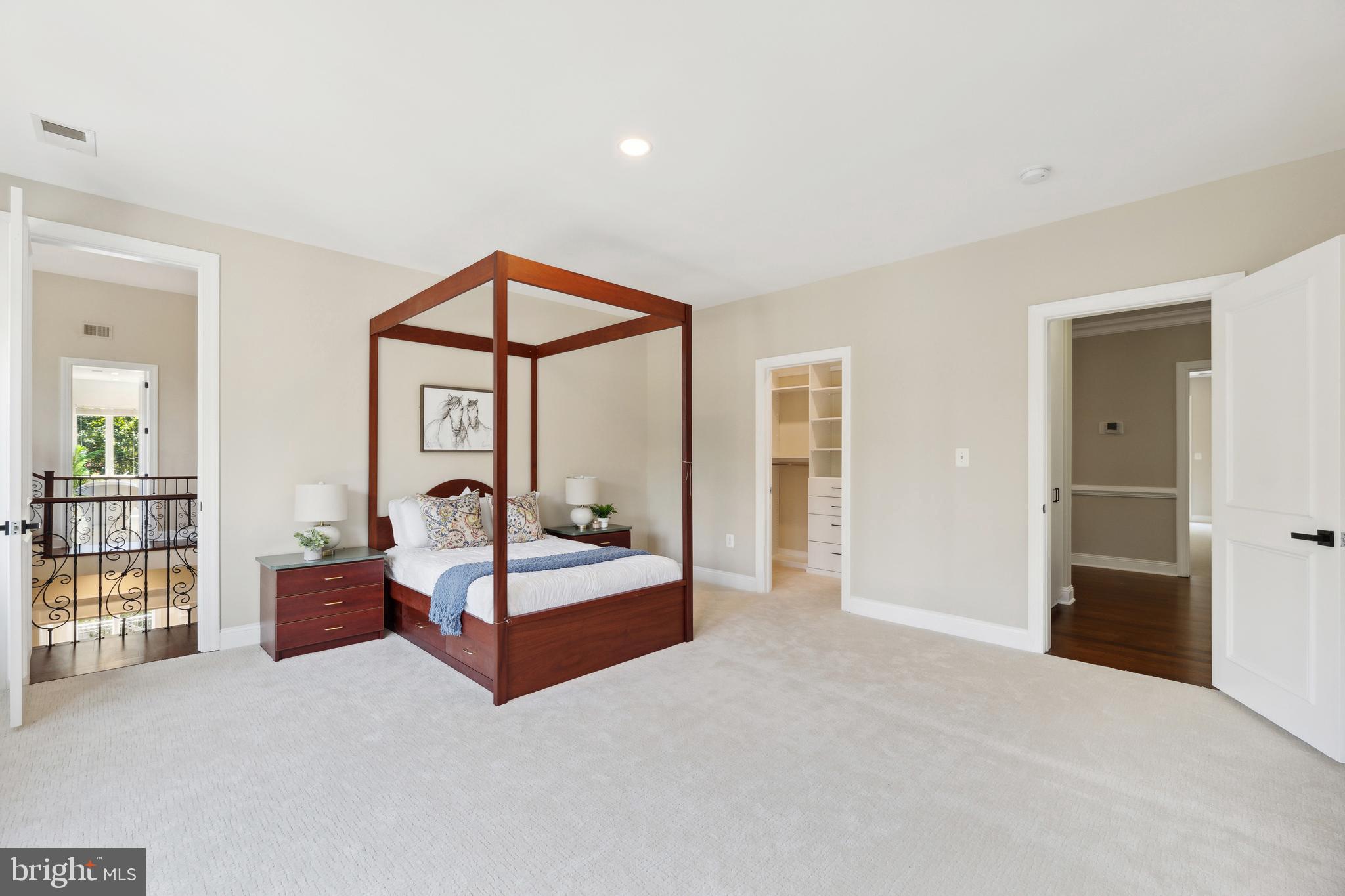 8810 Brickyard Road Potomac, MD 20854 - Photo 73 of 136 Bedroom with walk-in closet and new full bath