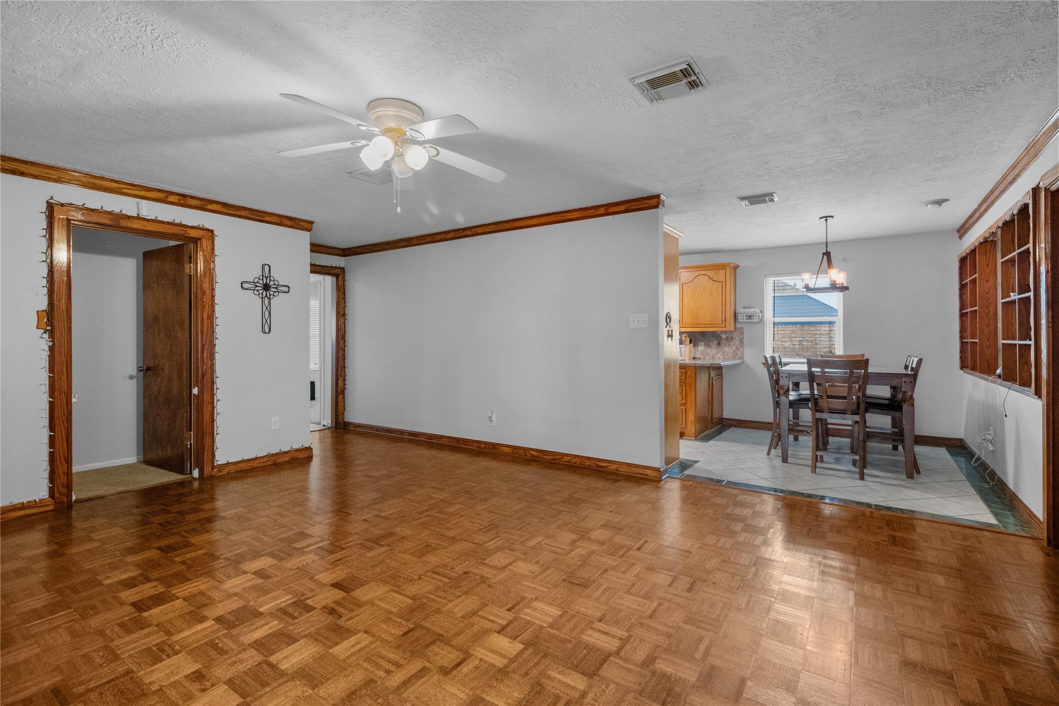 4322 Aztec Street Pasadena, TX 77504 - Photo 7 of 18 a view of a livingroom with furniture and hardwood floor