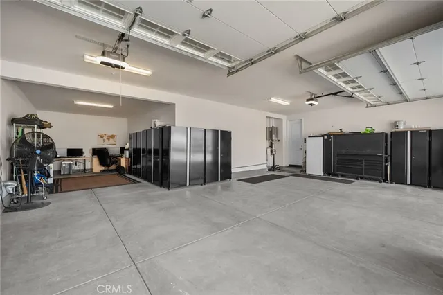 a view of a patio with swimming pool