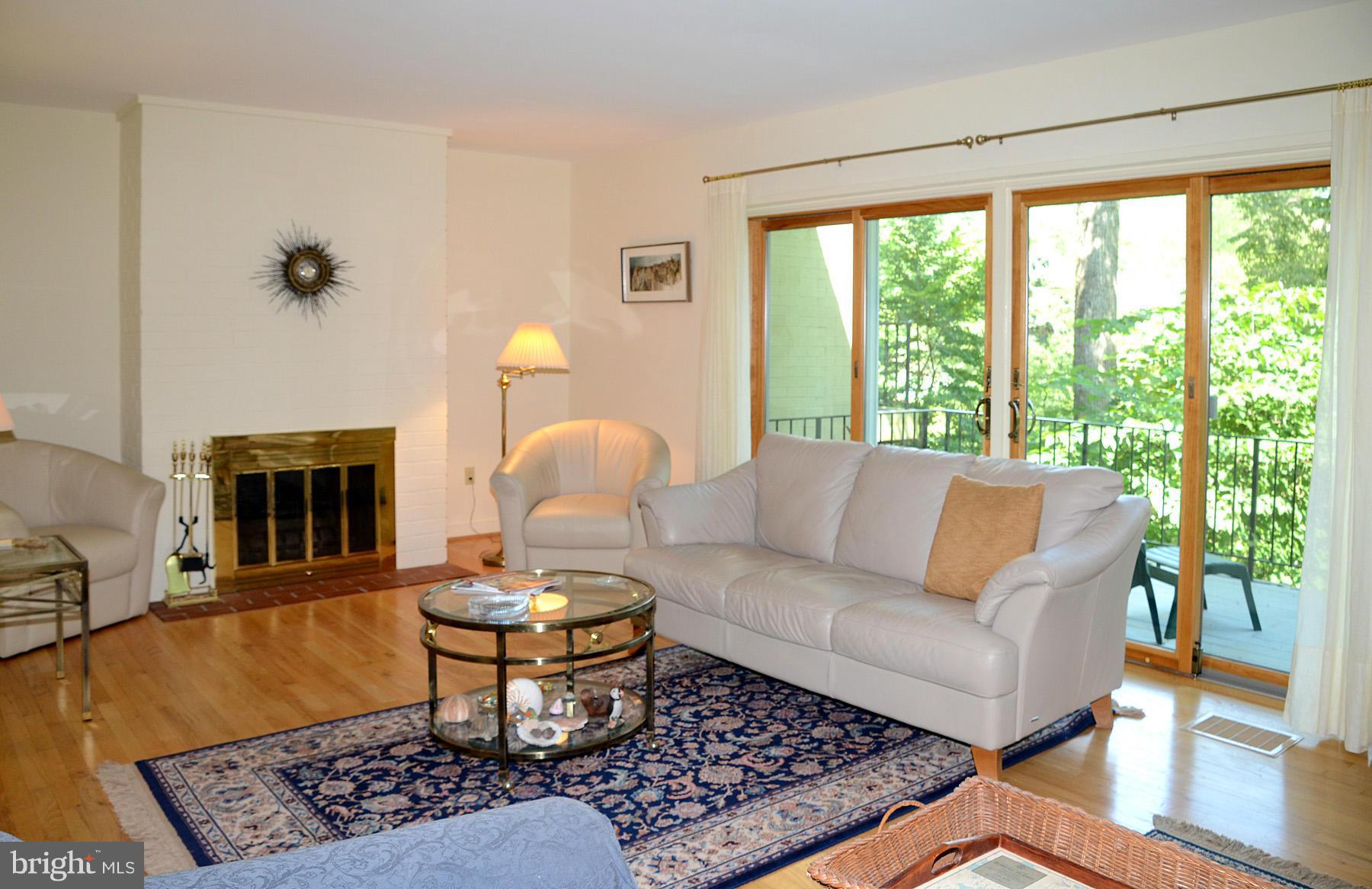 11446 Waterview Cluster Reston, VA 20190 - Photo 11 of 30 a living room with furniture and a fireplace