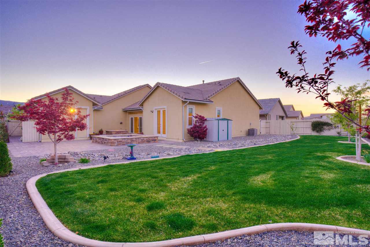 9800 Shadowless Trail Reno, NV 89521 - Photo 31 of 36 a view of a house with a backyard