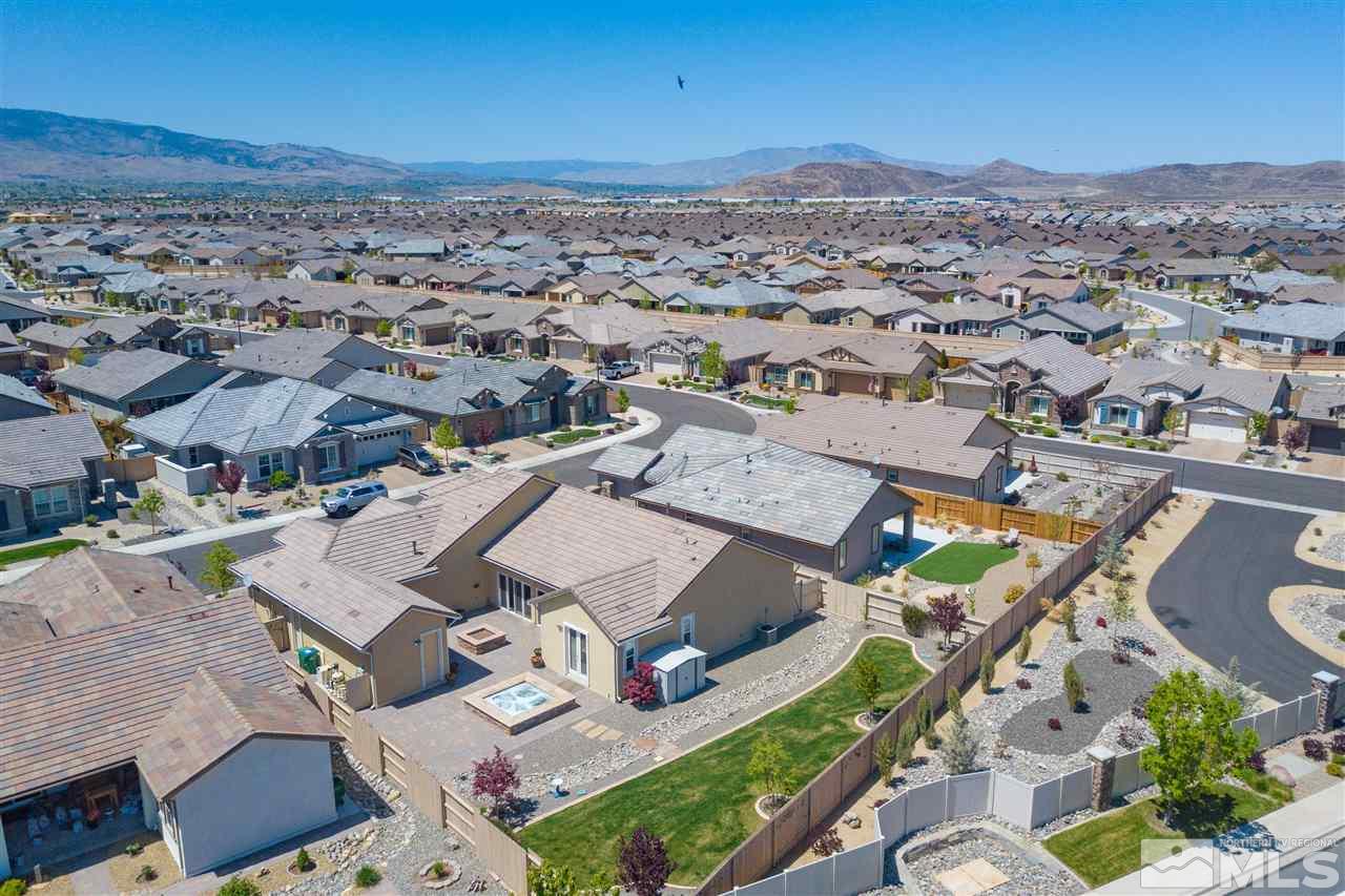 9800 Shadowless Trail Reno, NV 89521 - Photo 34 of 36 an aerial view of a city with lots of residential buildings