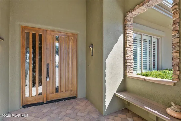 a view of an entryway with staircase