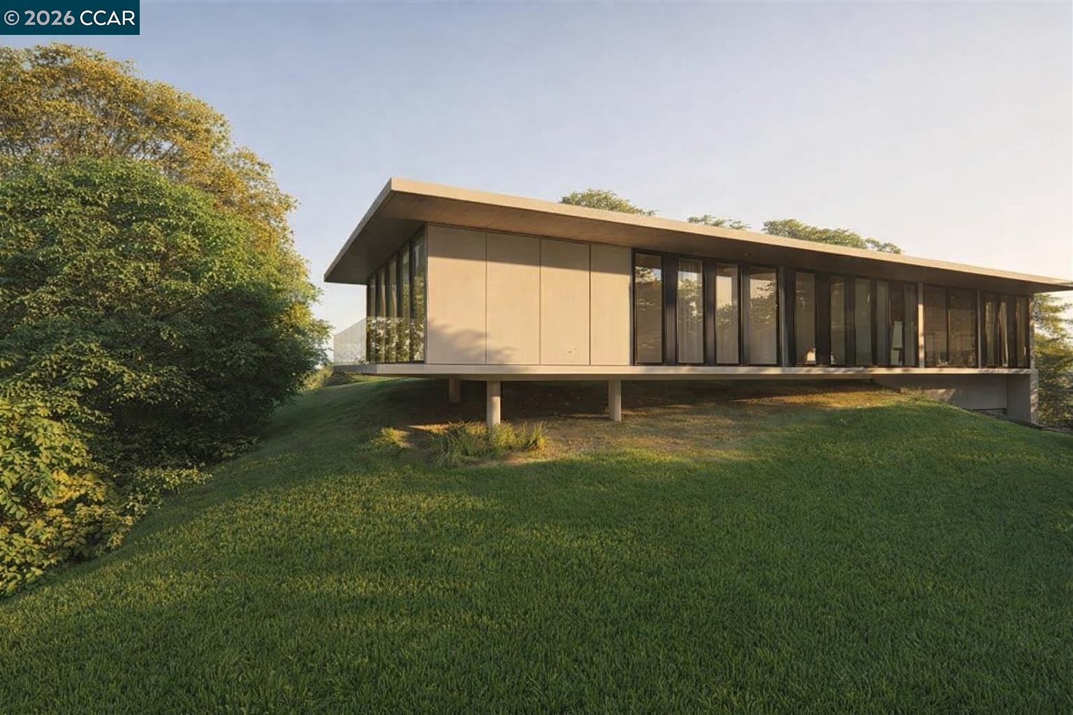 283 Castle Hill Ranch Road Walnut Creek, CA 94595 - Photo 15 of 27 a front view of a house with a yard