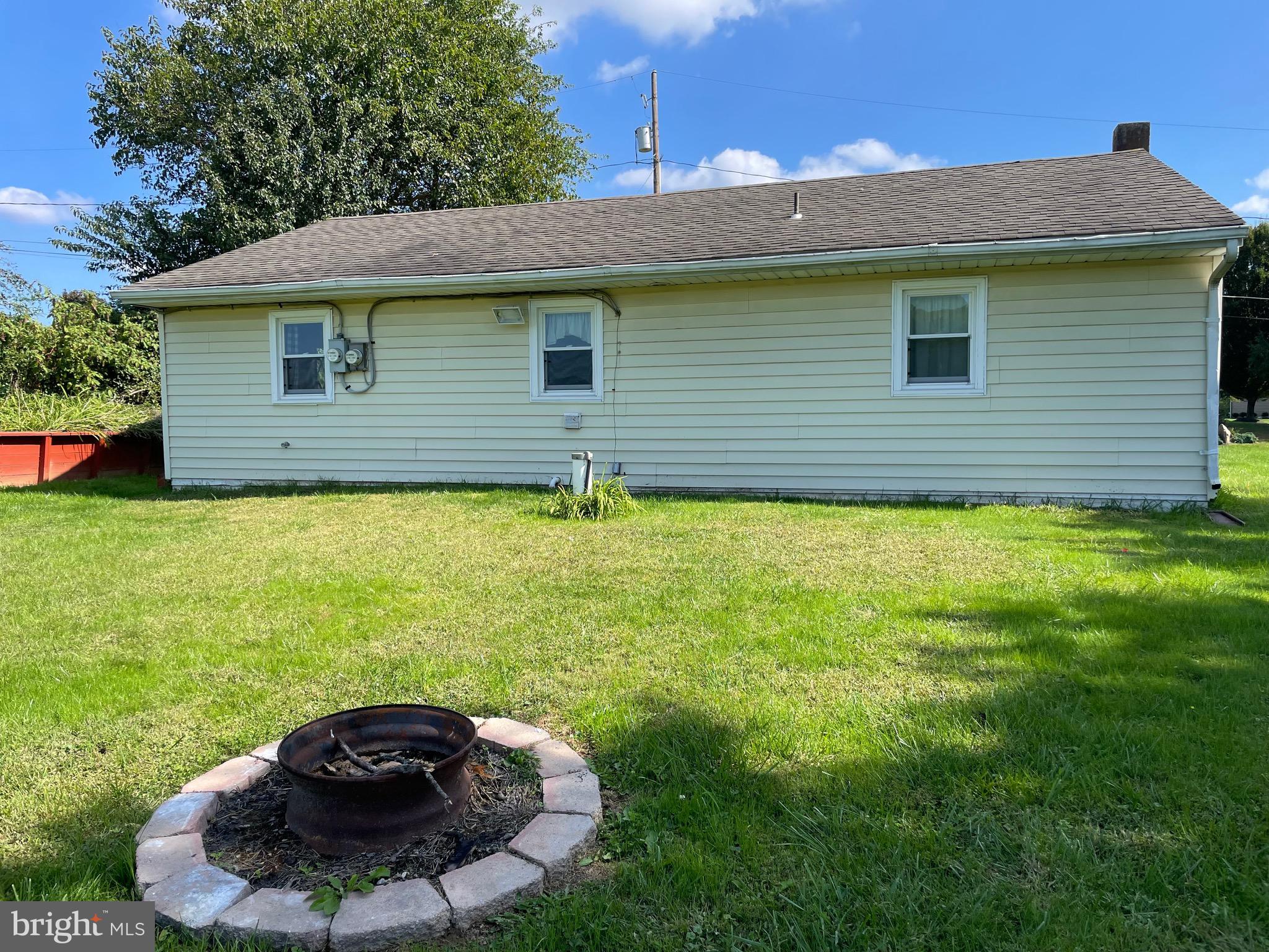 580 Cullen Road Lincoln University, PA 19352 - Photo 14 of 14 Rear of house with firepit